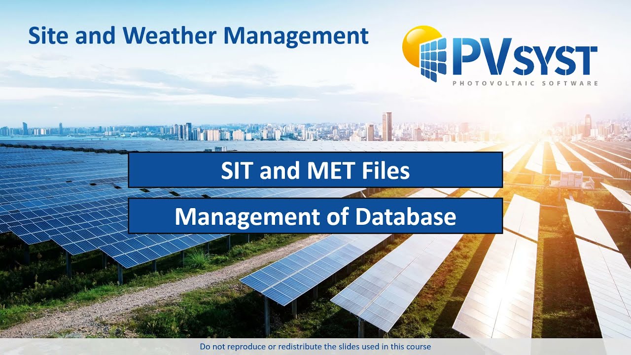 PVsyst 7 _ Site and Weather Management