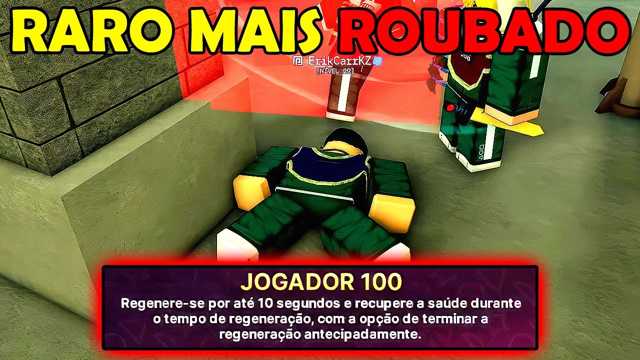 JOGADOR 100! O PODER *RARO*  ROUBADO que DEVERIA SER *MÍTICO* no INK GAME! Squid Game no Roblox