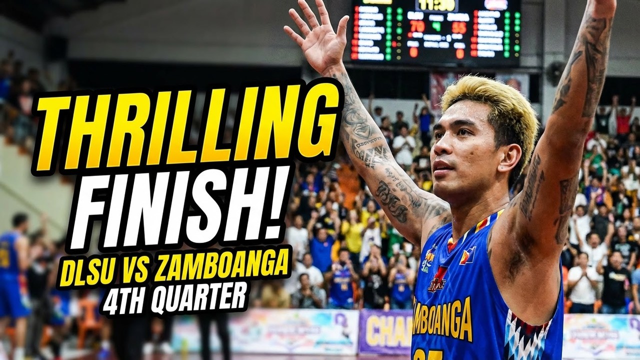 DLSU vs ZAMBOANGA Full 4TH QUARTER | Epic Basketball Battle