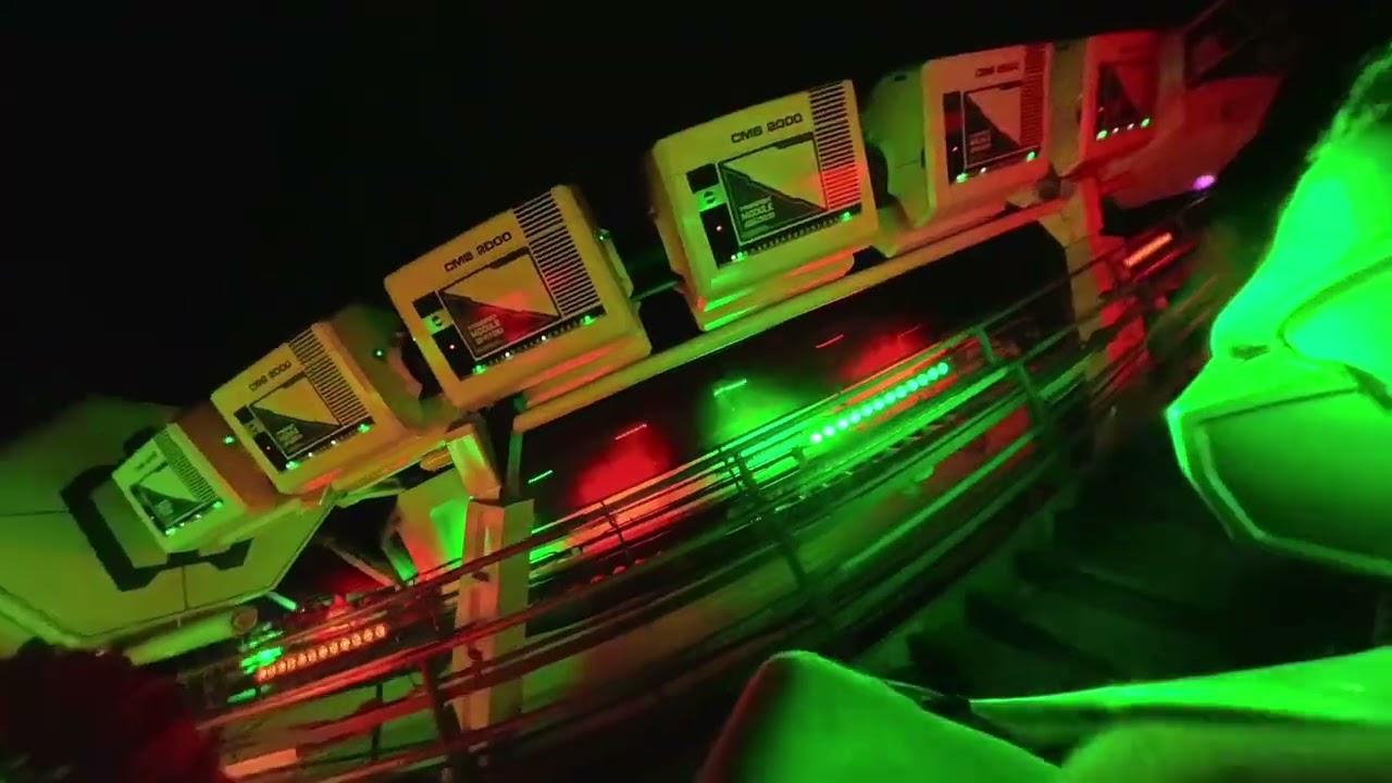 Space Mountain in the Holidays 4K Ride Video