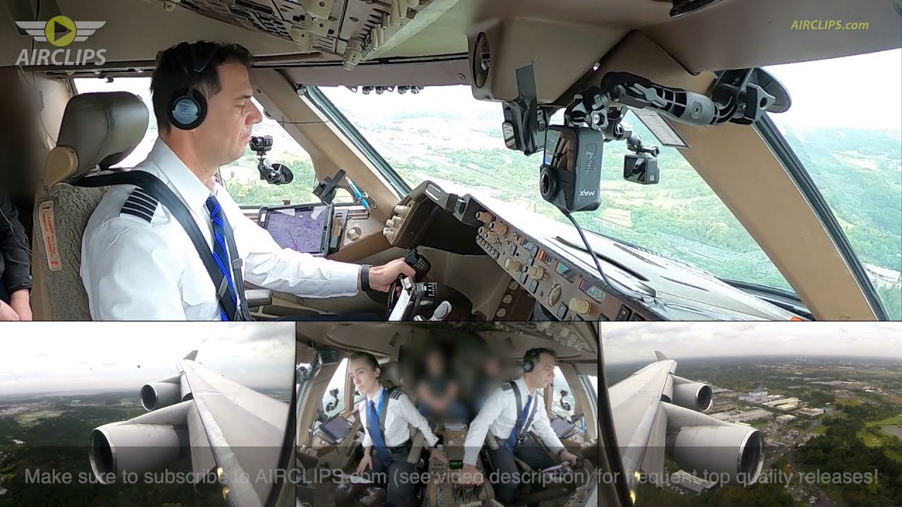 US 🇺🇸 B747 Storm Landing WORKOUT! Captain Enrique Nailing it into Tokyo Narita! [AIRCLIPS]