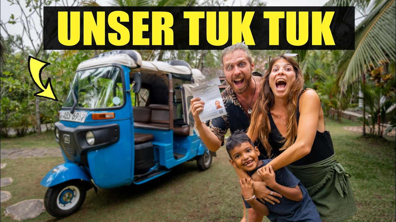 Die Reise beginnt! - Mit dem eigenen Tuk Tuk durch Sri Lanka ( in 2022 )