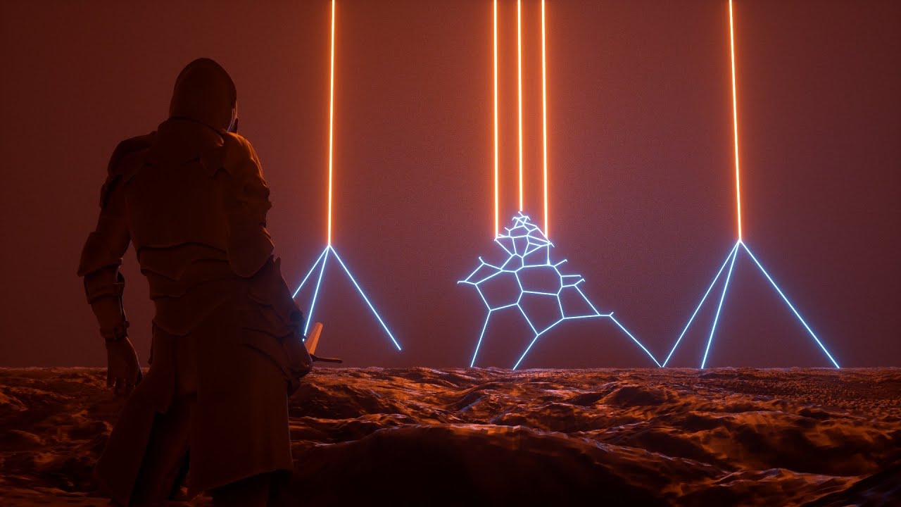 Cinema 4D Octane Beginner Tutorial - Pyramid Night Scene