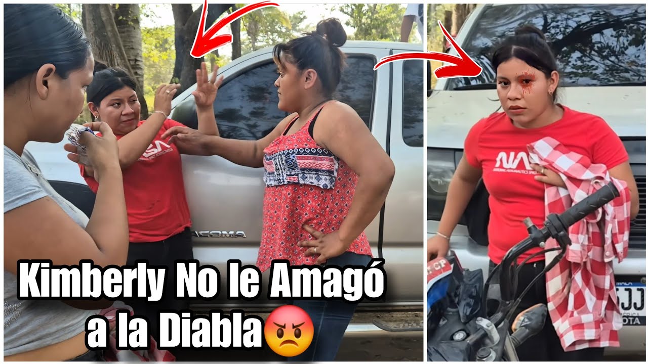 La diabla terminó con el ojo m*rado y chillando Kimberly no le amagó esta vez