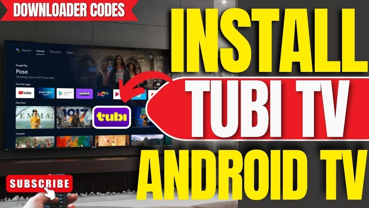 ✅Как установить приложение Tubi TV на любой Android TV (код загрузки 2026)