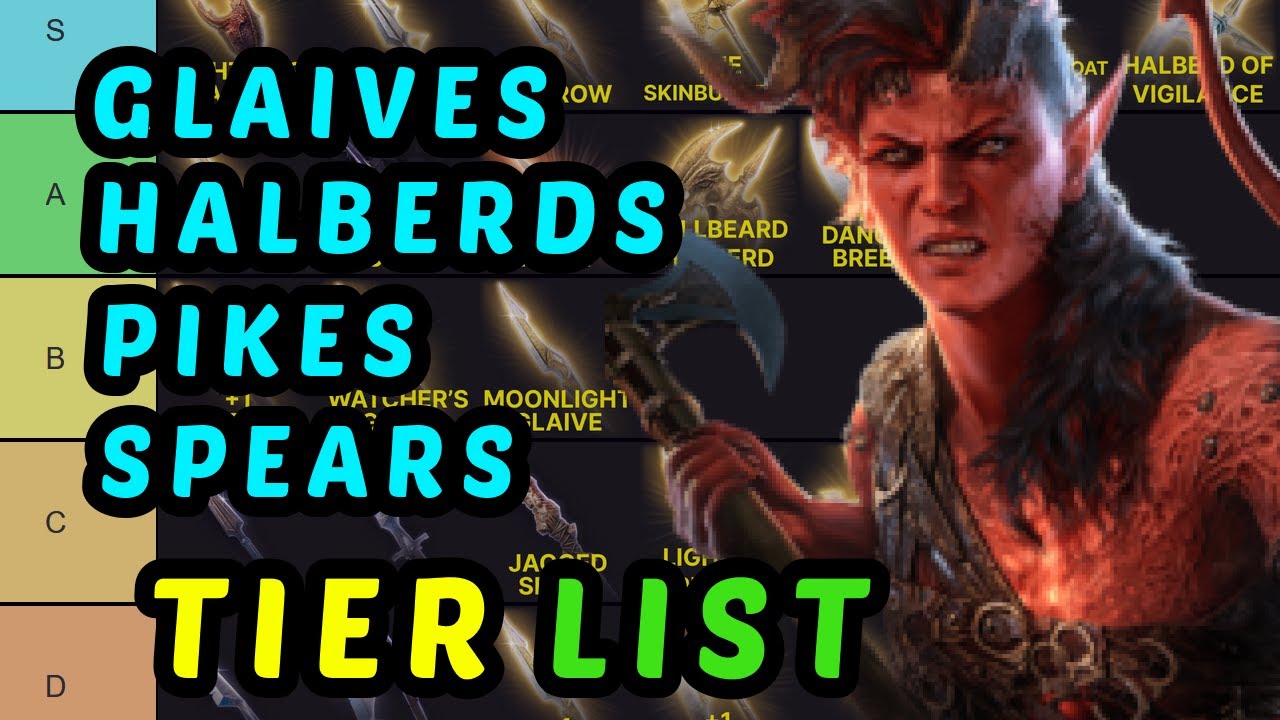 The BEST POLEARMS in Baldur's Gate 3 - Honor Mode Tier List and Guide
