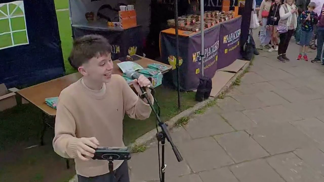 Josh Blake 'Raise Me Up' at Wells Food Festival