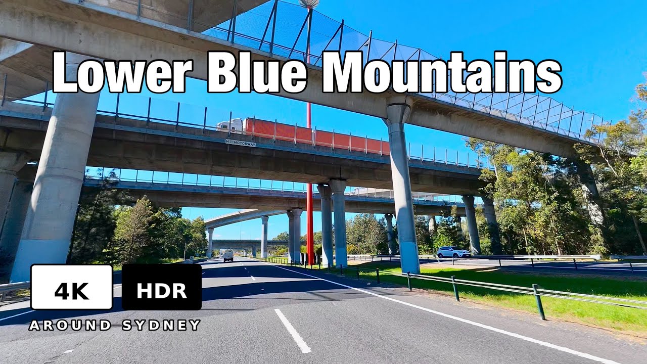 Sydney Drive  Lower Blue Mountains | Springwood &rarr; Strathfield 4K HDR 60FPS POV-AU