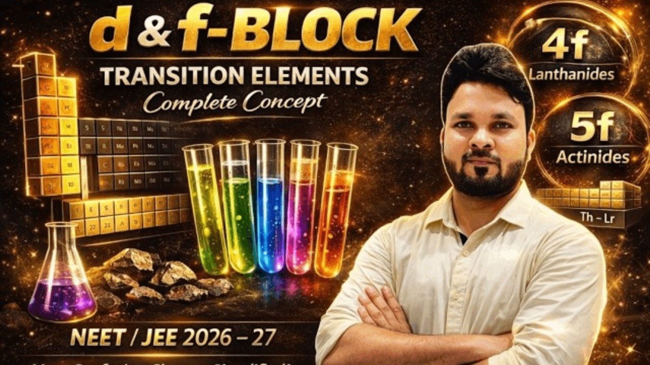 Transition Elements & d–f Block in One Shot | Full Concept for NEET/JEE 2026–27 #Chemselect