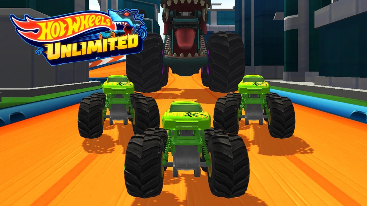 Hot Wheels Unlimited 2: Let’s Race Monster Trucks Gunkster Speed Up