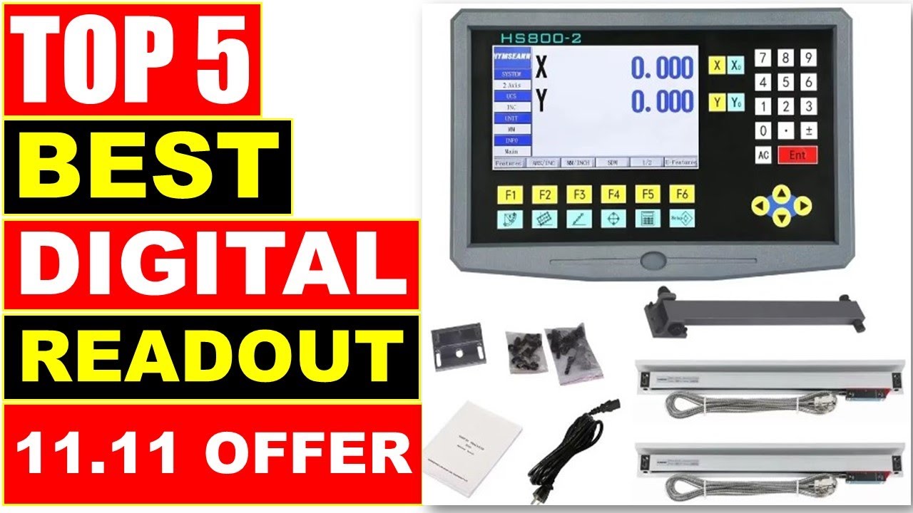 Best Digital Readout For Lathe 2024, 5 Best 3 Axis LCD Dro Set Digital Readout System [11.11 OFFER]