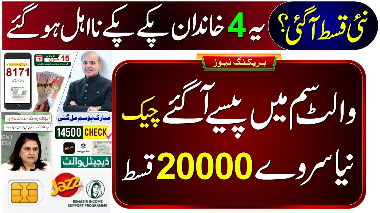 14500 New Update 2026 | 8171 Payment Check By CNIC | Benazir Kafalat Wallet SIM | Dynamic Survey