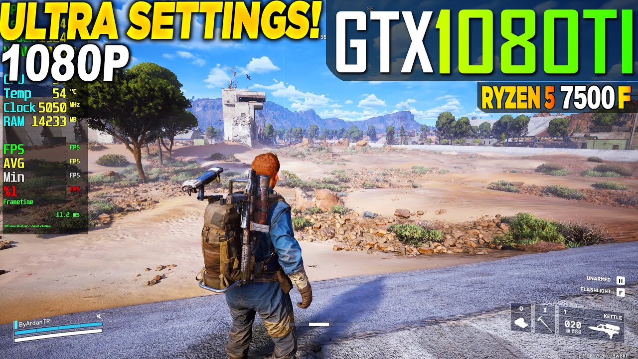 ARC Raiders GTX 1080 Tİ + Ryzen 5 7500F - 1080p Ultra,