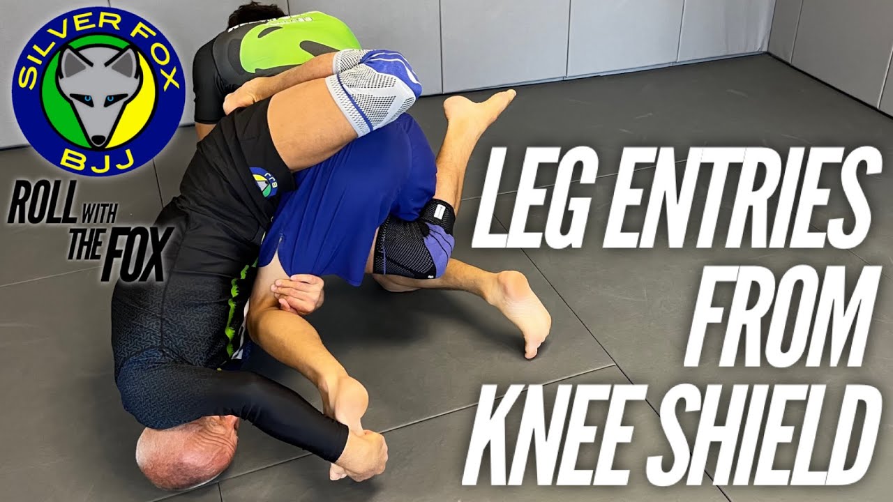 Leg Lock entries from Knee Shield 👊🦊 S:5-Ep:22 #ROLLwithTheFOX