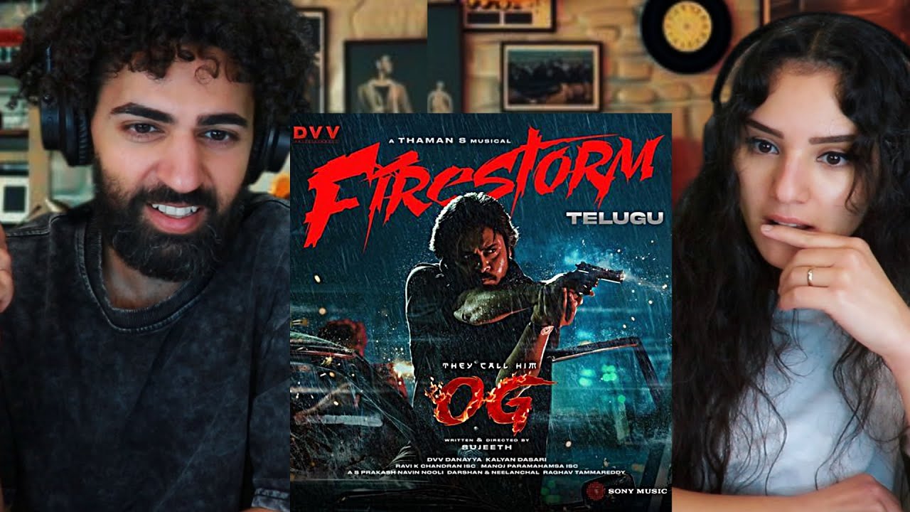 🇮🇳 We react to They Call Him OG - Firestorm Lyric Video