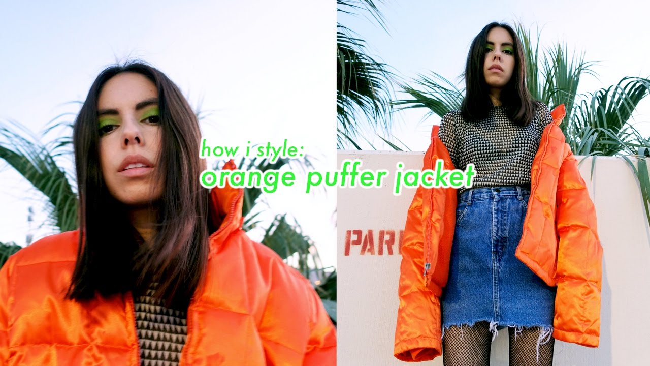 ORANGE PUFFER JACKET | HOW TO STYLE