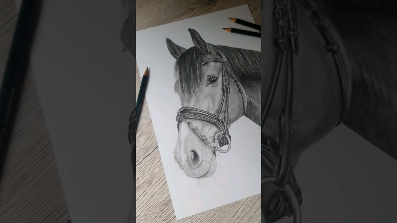 Pferdeportrait 🐴 #pferdeliebe #pferde #pferd #zeichnen