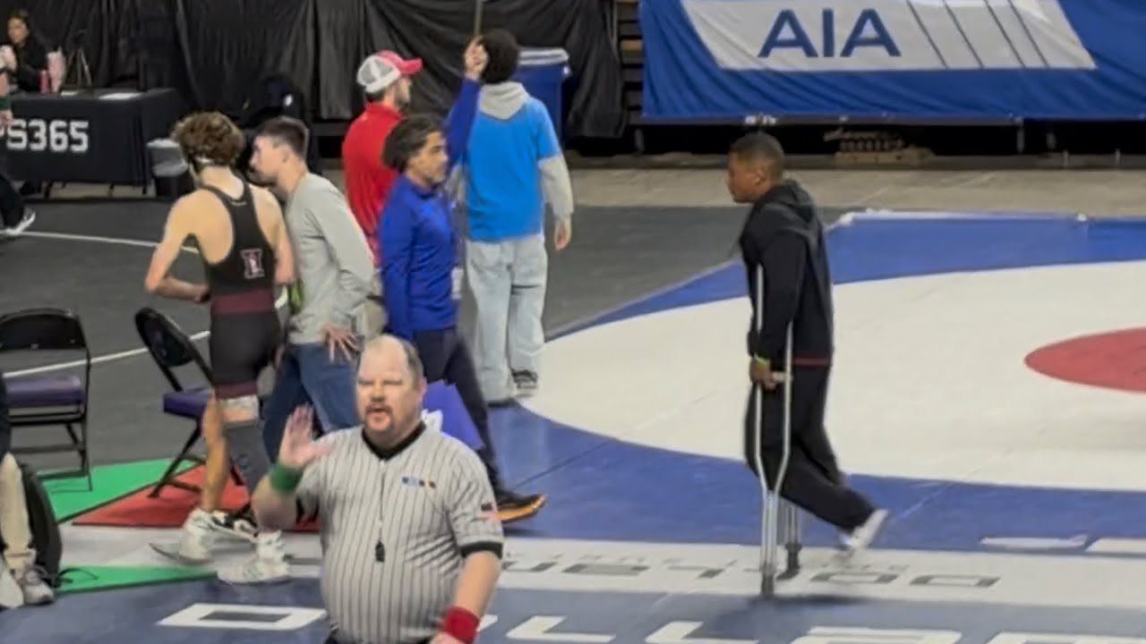 1st Round at State. T Sizzle Beats the #1 Seed. 