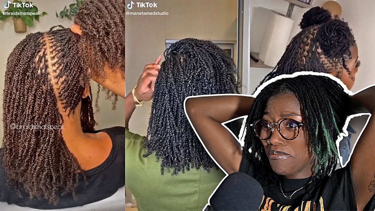 reacting to microloc tiktoks part lll.. & venting about my locs | Keke J.