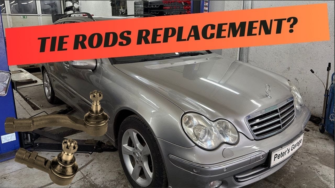 Mercedes C-Class W203 Inner tie rod and tie rod end replacement C180 C200 C220 C240 C270 C320