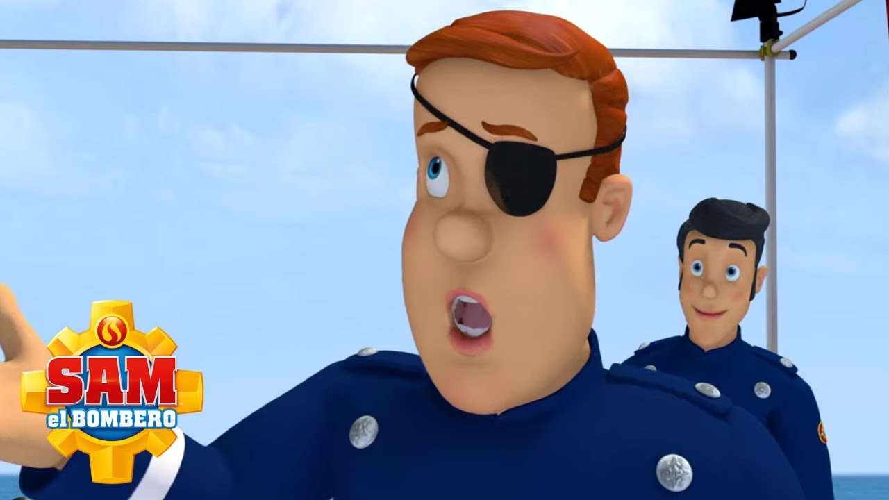 ¡Sam se convierte en pirata! | Sam el Bombero | Mejores videos de bomberos | Dibujos animados