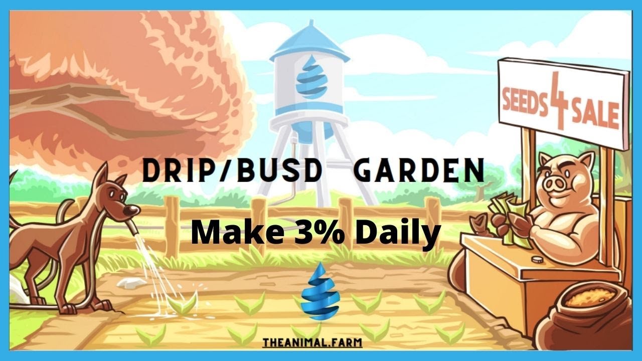 Drip Garden Crypto Miner Game - The Animal Farm - Make 3% Daily- Passive Income - I Make $100+ A Day