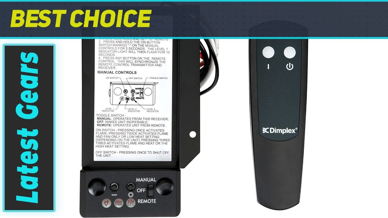 Dimplex BFRC-KIT 3-Stage Remote Control Kit for Electric Fireplaces