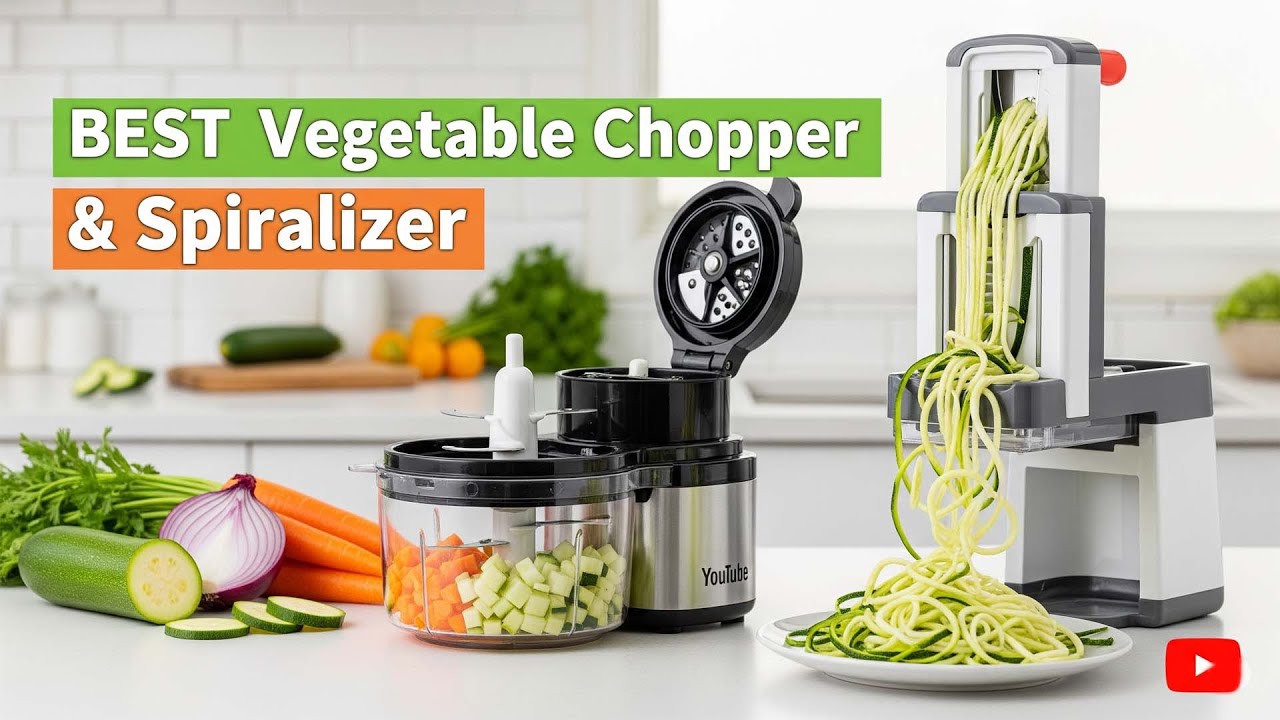 TOP 5 best vegetable chopper & spiralizer 2026 | Vegetable chopper amazon