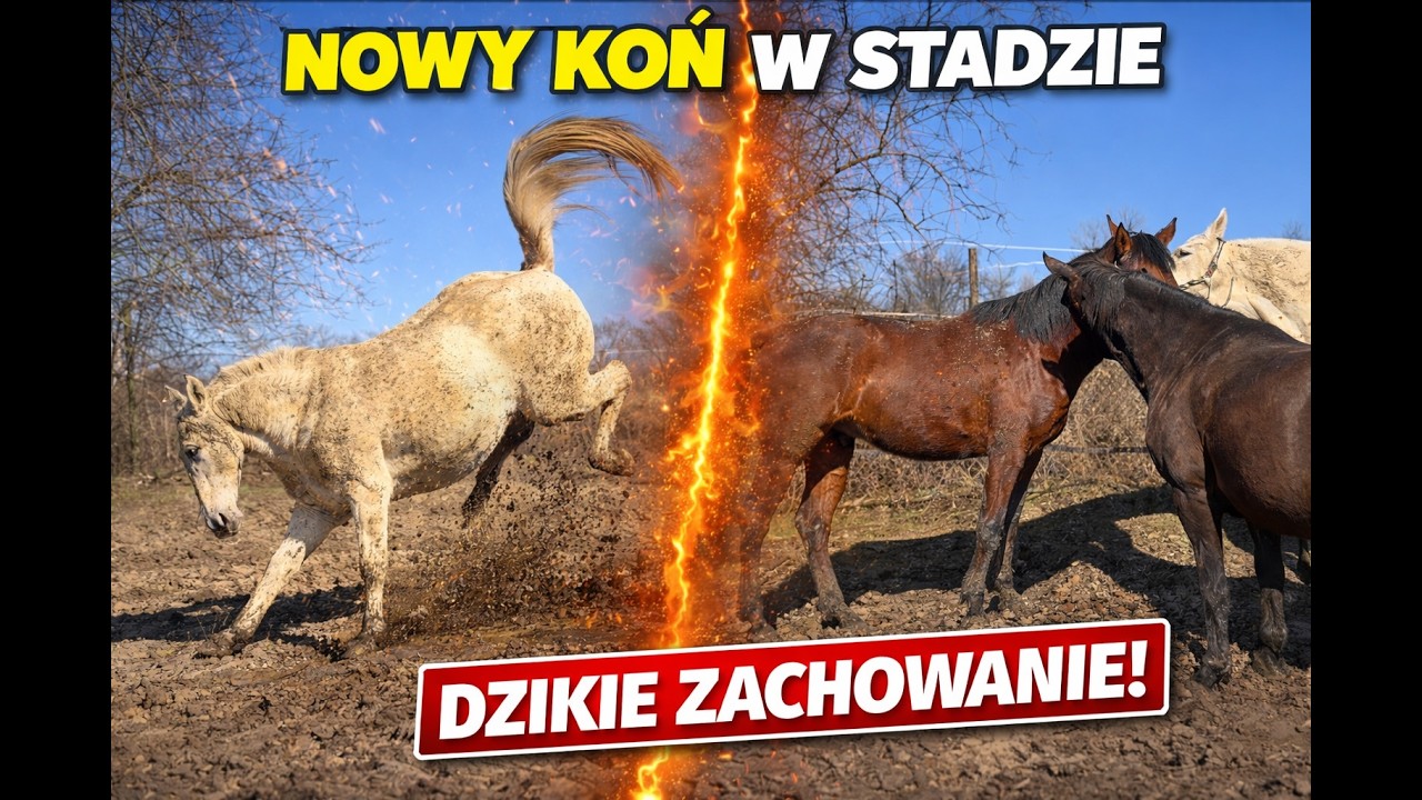 NOWY KOŃ W STAJNI 😱 I CZY STADO GO PRZYJĘŁO? I#6