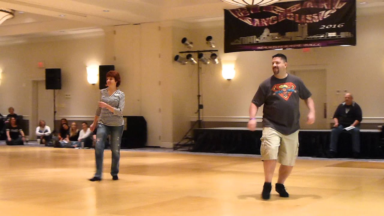 She's Crazy Line Dance by Derek Steele & Jill Babinec Demo @ Big Bang 2016