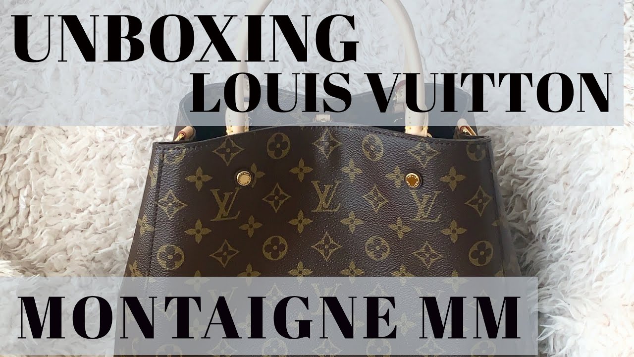 Unboxing Louis Vuitton Monogram MONTAIGNE MM 2020