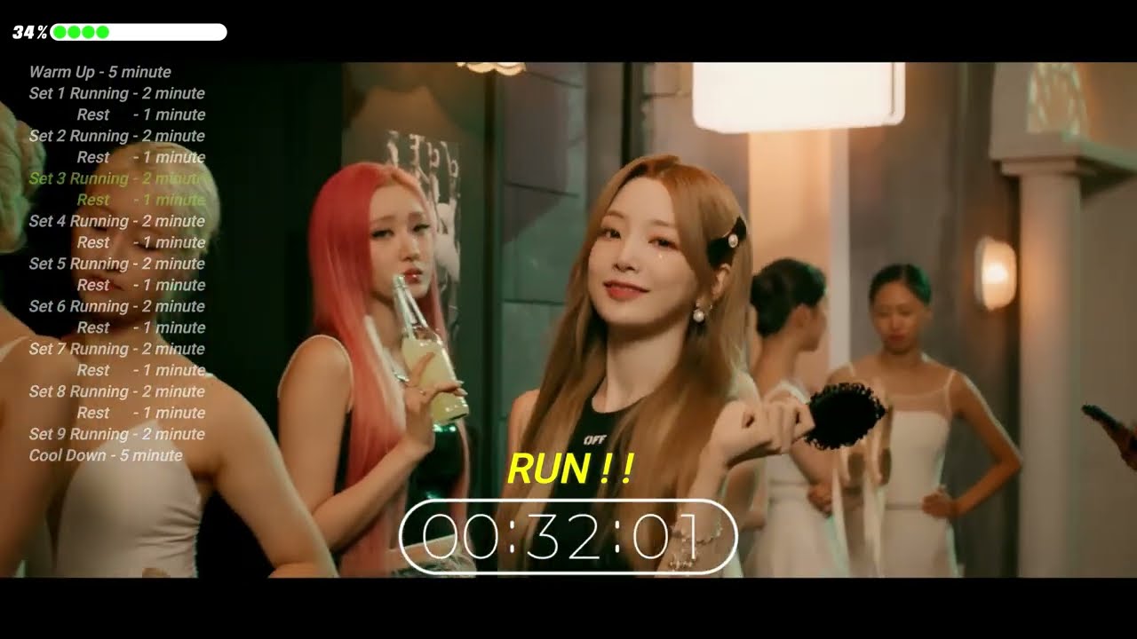 𝐩𝐥𝐚𝐲𝐥𝐢𝐬𝐭 인터벌 러닝 30분 루틴 플레이리스트 🎧 힘듦 버전..!🏃🏃‍♂️🏃‍♀️ ㅣ여돌 MV ver.