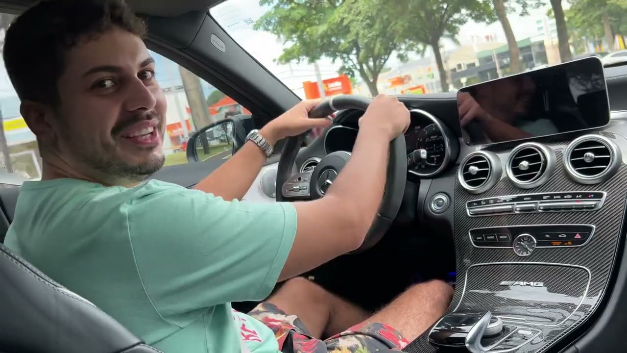 PRIMEIRO ROLÊ DE MERCEDES AMG V8