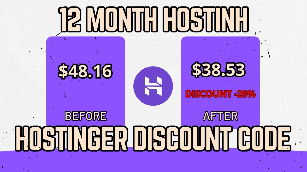 if you want to get hostinger coupon code for domain and hosting watch this video.