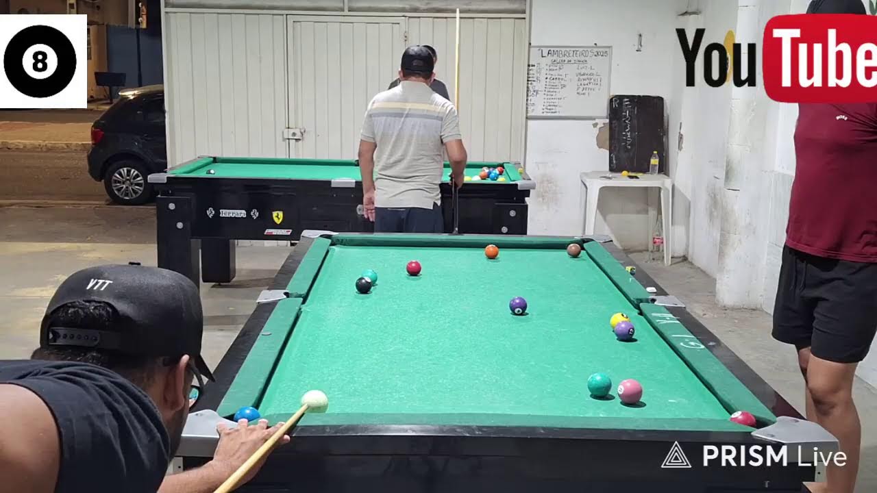 Bar da Fátima 🎱Domingo de jogos#sinucaaovivo #sinuca