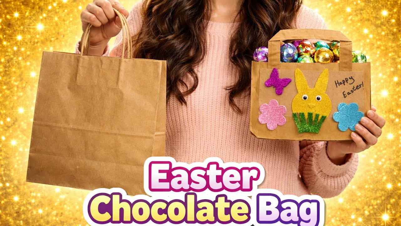 Turn a Paper Bag into an Easter Basket! Papiert&uuml;te DIY Osterkorb