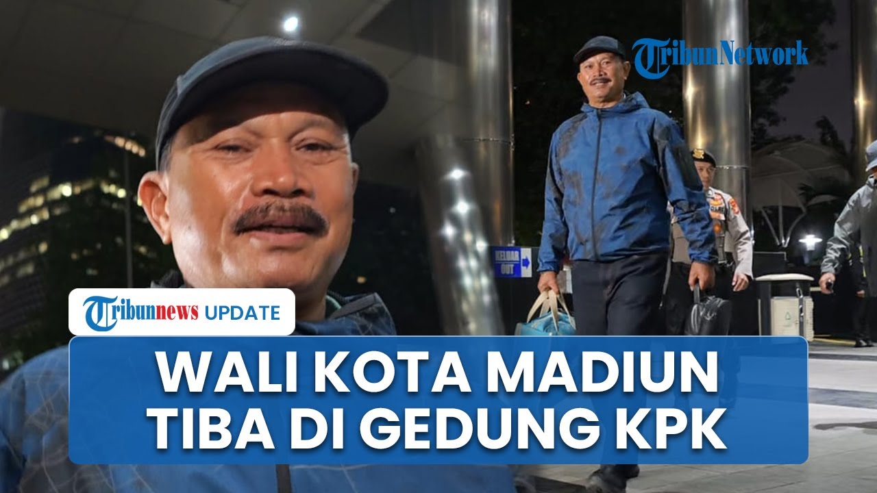 Wali Kota Madiun Maidi Tiba di Gedung KPK seusai Terjaring OTT, Tak Banyak Beri Keterangan