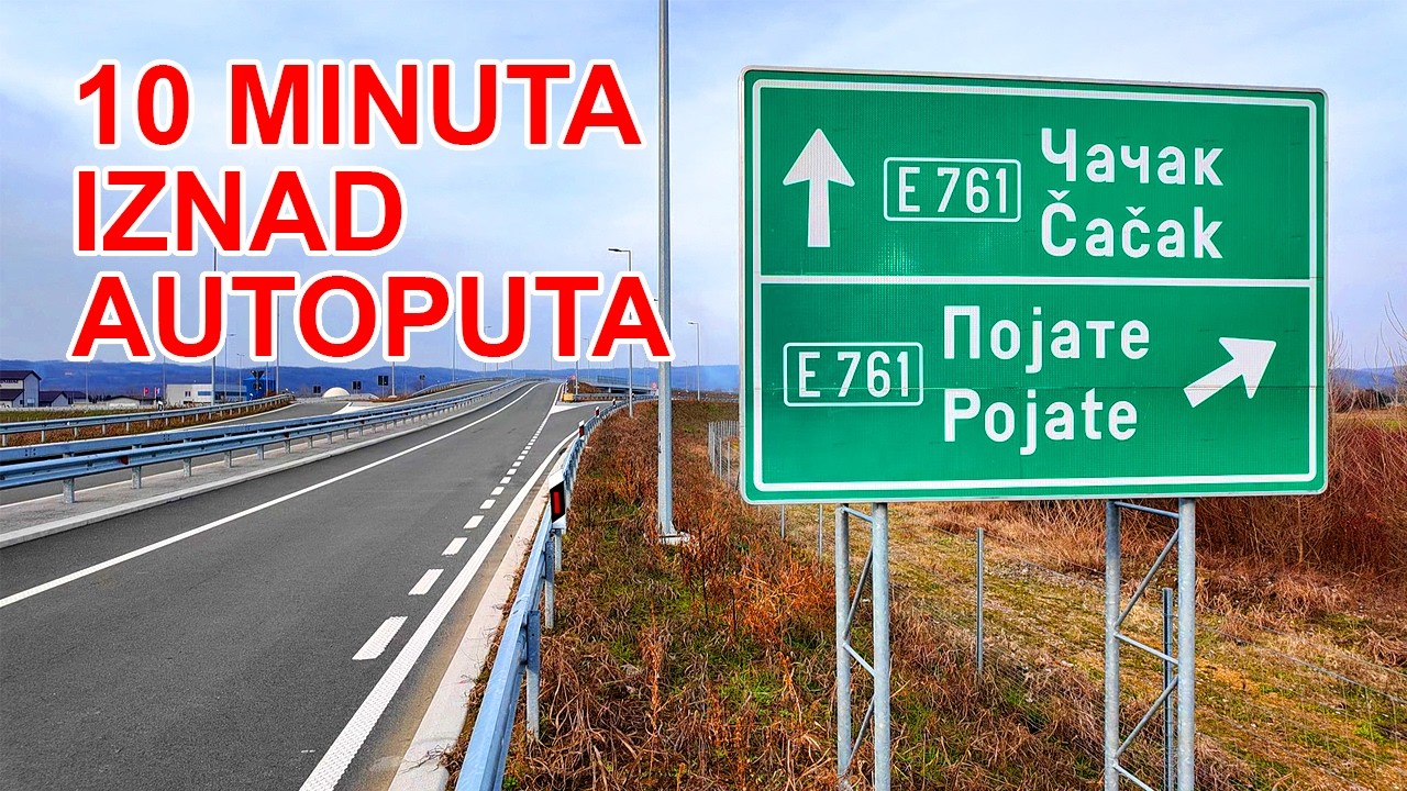Deset minuta iznad autoputa, petlja Kruševac istok, 2. mart 2026