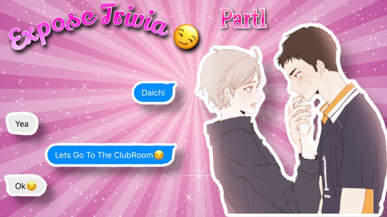 Expose Trivia 😏 DaiSuga Pt1🔞|Haikyuu Texts ( Read description)