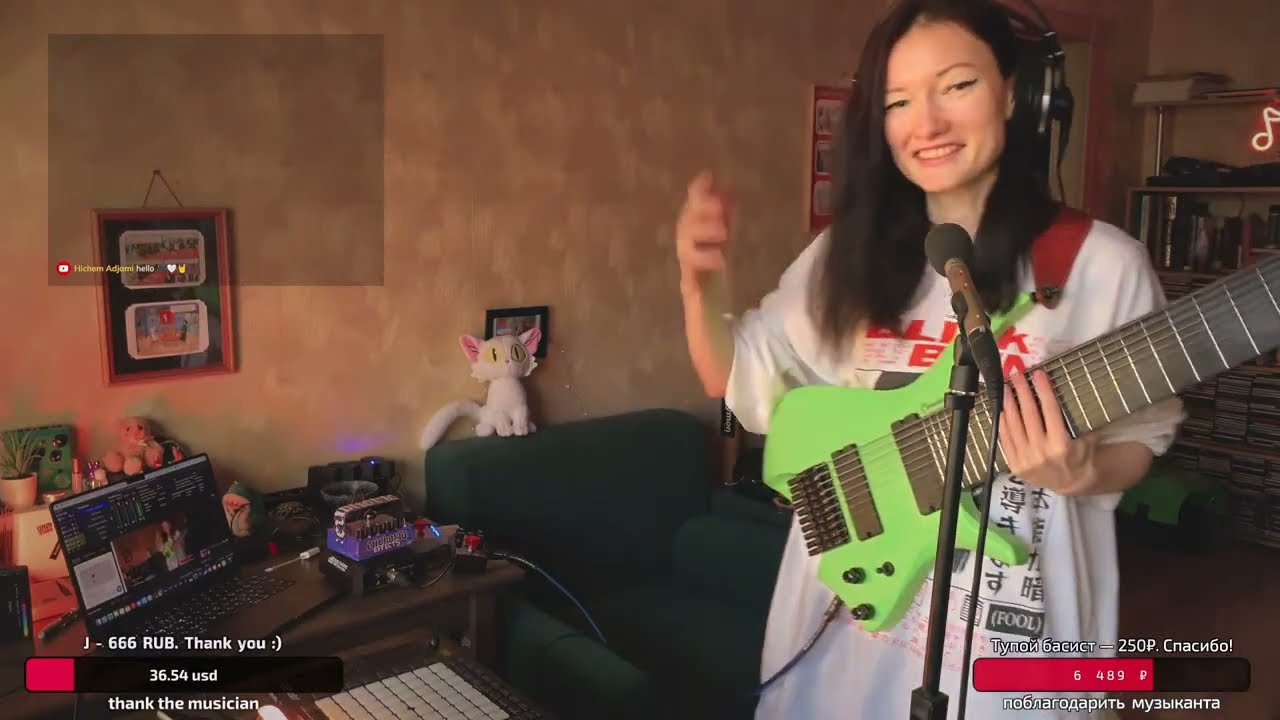 Стрим-концерт - играю для вас новые треки+общаемся / Live concert - I play new tracks + live chat