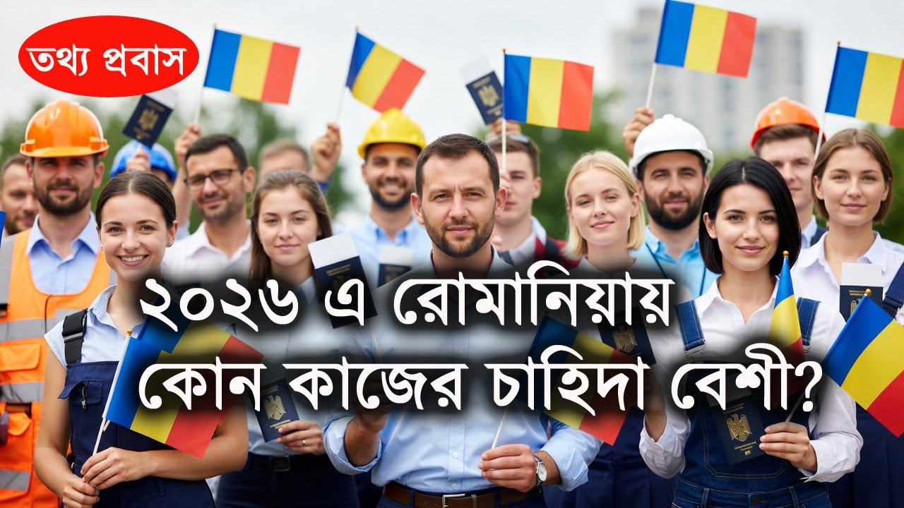 রোমানিয়া ওয়ার্ক পারমিট ২০২৬: কোন কাজের চাহিদা ও বেতন সবচেয়ে বেশি? Romania Job Demand