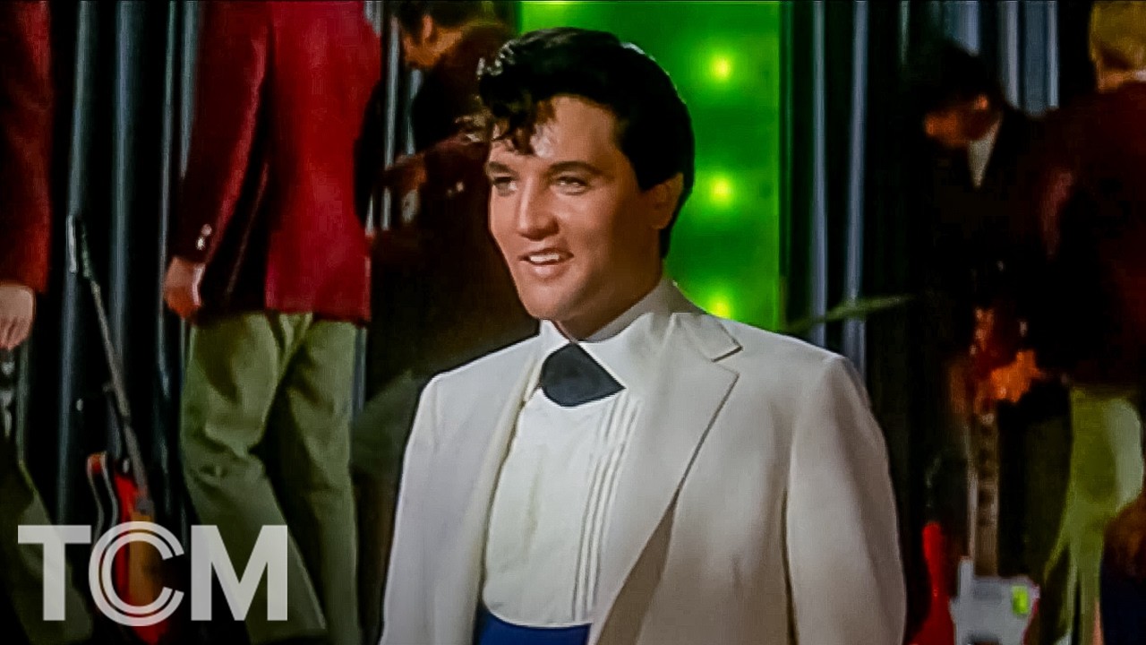 Elvis Presley sings 
