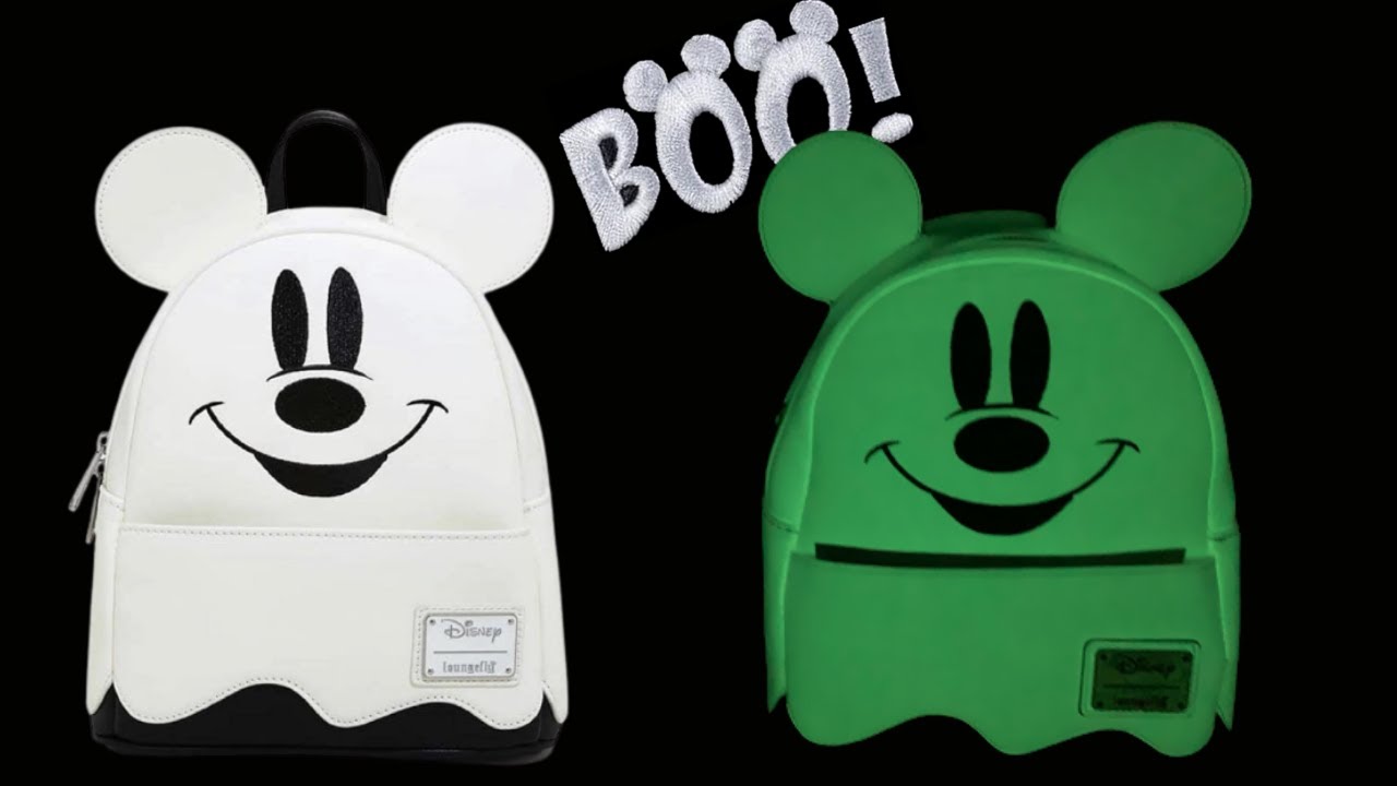 Hottest Bag of Fall! Loungefly Disney Ghost Mickey Glows in the Dark!