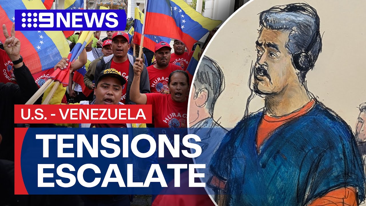 Venezuela's former President fronts court in America | 9 News Australia