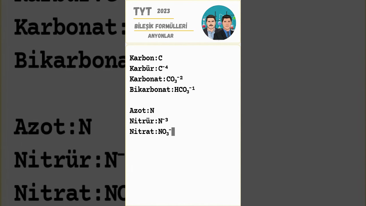 Karbon Azot Fosfor İyonları  #kimya #tyt #ayt #tyttayfa #ayttayfa #chemistry #experiments #deney