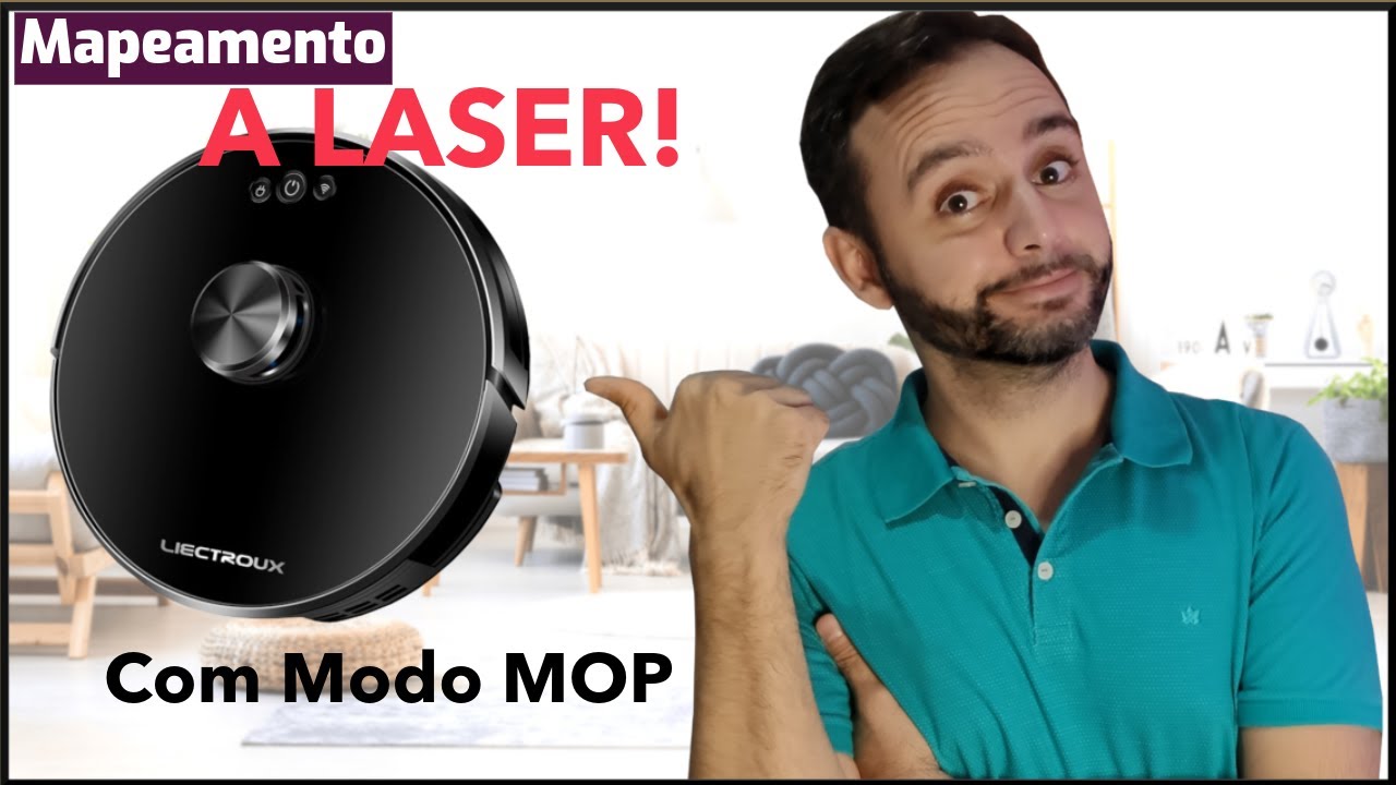 XR500 da LIECTROUX - O Robô Aspirador a Laser mais BARATO!  - Review Completo