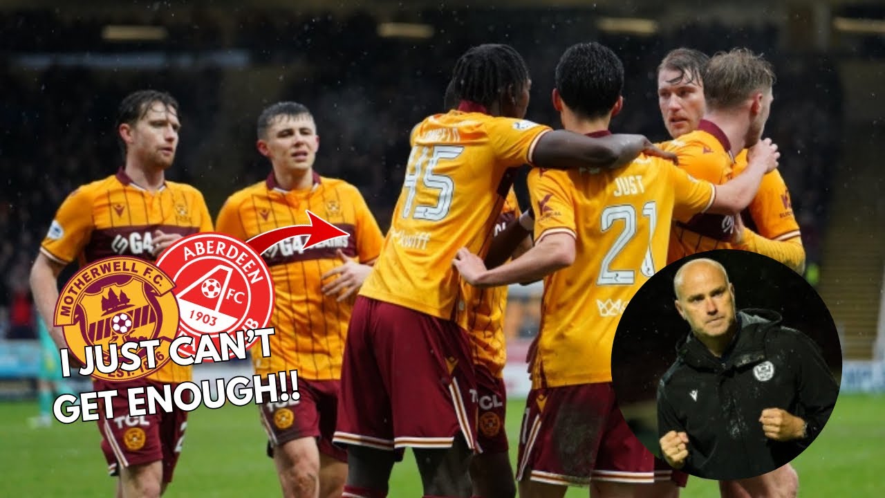 I JUST CAN’T GET ENOUGH!! Motherwell 2-0 Aberdeen MATCH VLOG!!