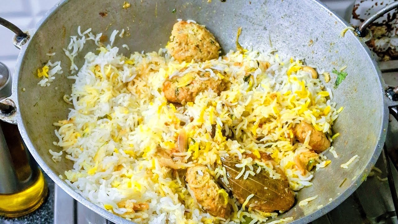 चिकन Cutlet बिरियानी | Malai Chicken Kheema Tikka Biryani Recipe | Ramadan special series |m 
