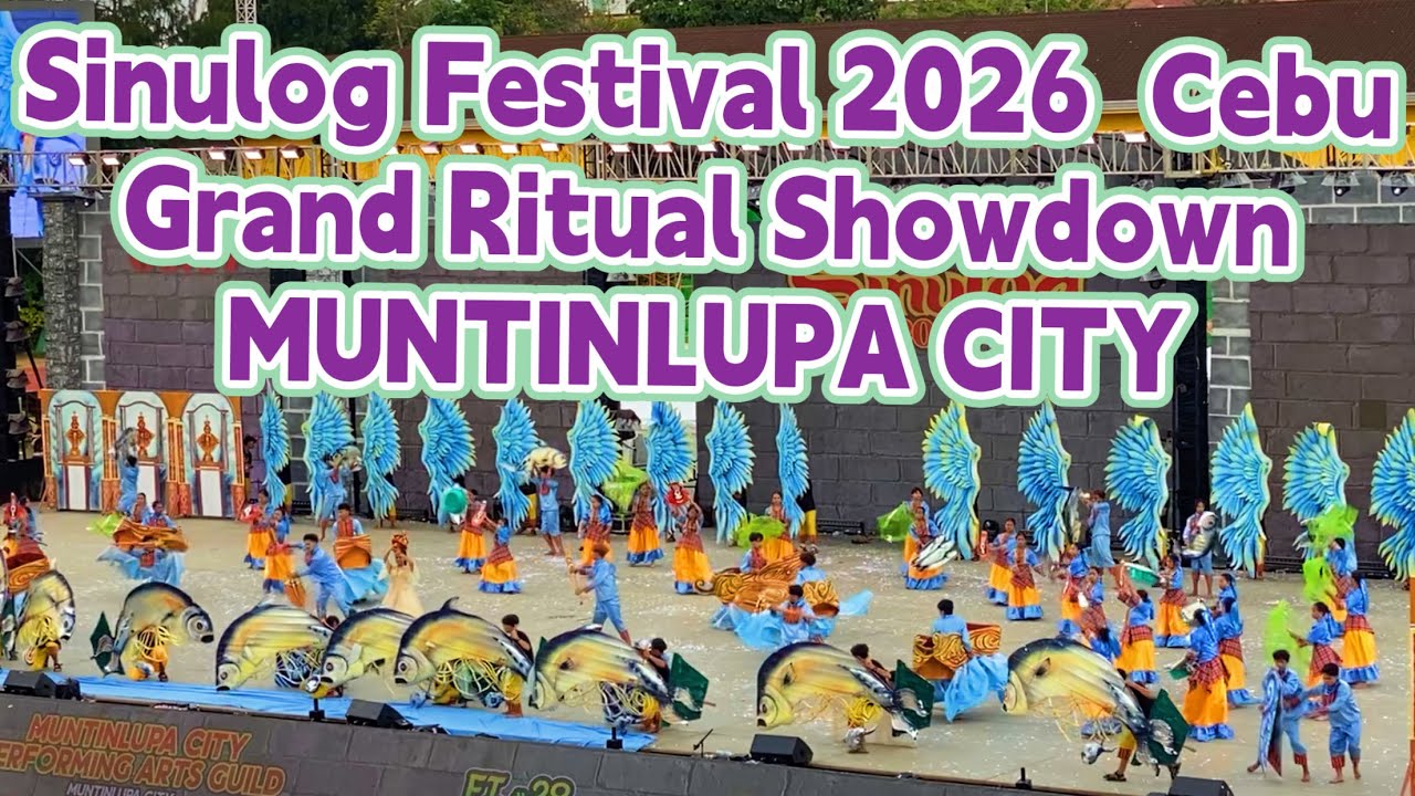 Sinulog 2026 MUNTINLUPA Ritual Showdown Cebu City Festival Dance Performance | Sinulog Festival