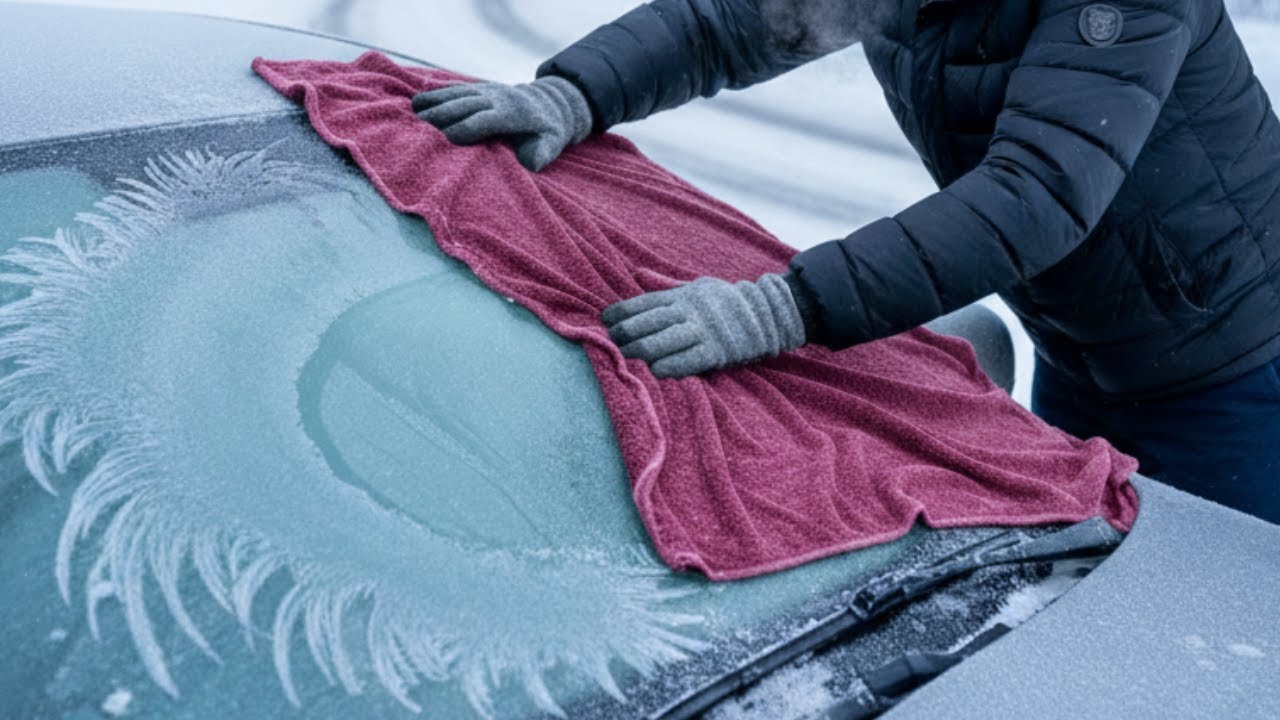 Vergiss Eiskratzer und Spray – dieser Abend-Trick reicht aus!